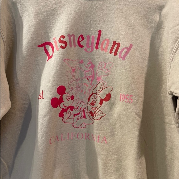 Disneyland est 1955 California Women’s Pullover Sweatshirt Crewneck Size: Medium - Picture 2 of 3